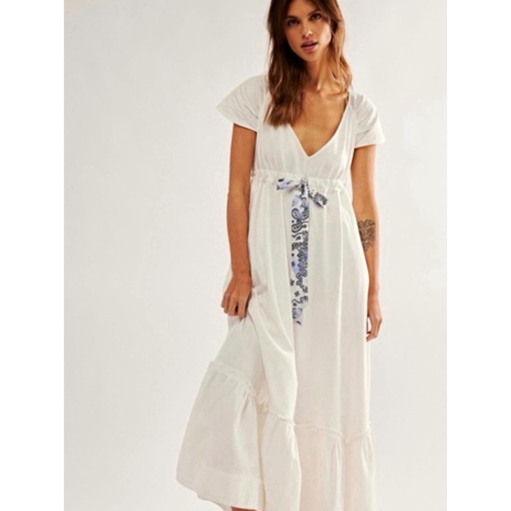 NWT Free People Roucha Maxi Dress Women's Medium Retail $168